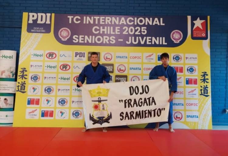 DOJO Fragata Sarmiento fue parte del campo de entrenamiento Internacional de Judo en Chile