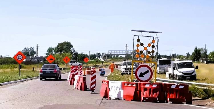 Autovía Bahía-Punta Alta: habilitan un desvío por trabajos de reparación