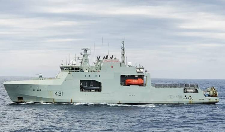 El destructor ARA “Almirante Brown” y el HMCS “Margaret Brooke” se encontraron en el mar