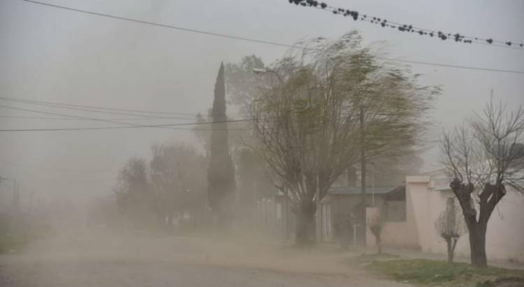 Alerta Amarillo por vientos fuertes del Sur para este jueves en Coronel Rosales