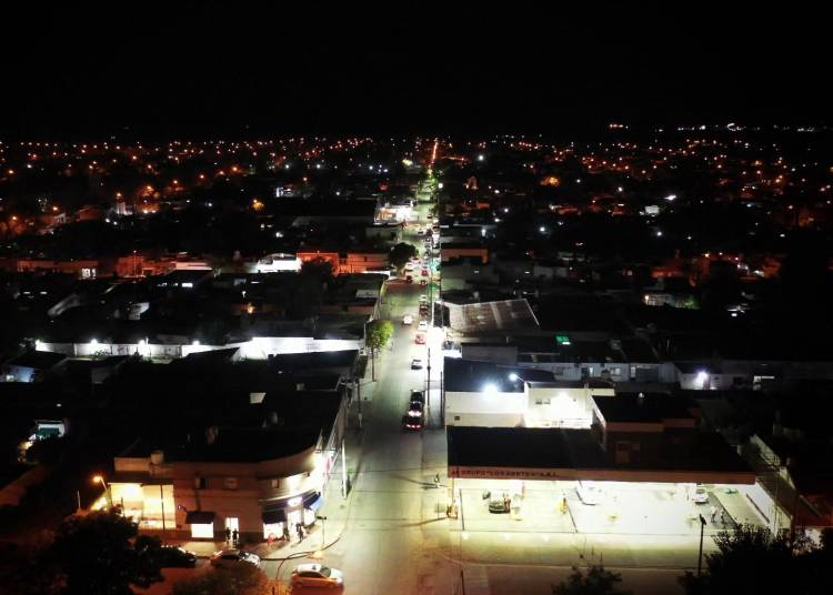 Se instaló nueva iluminación LED en calles de Ciudad Atlántida
