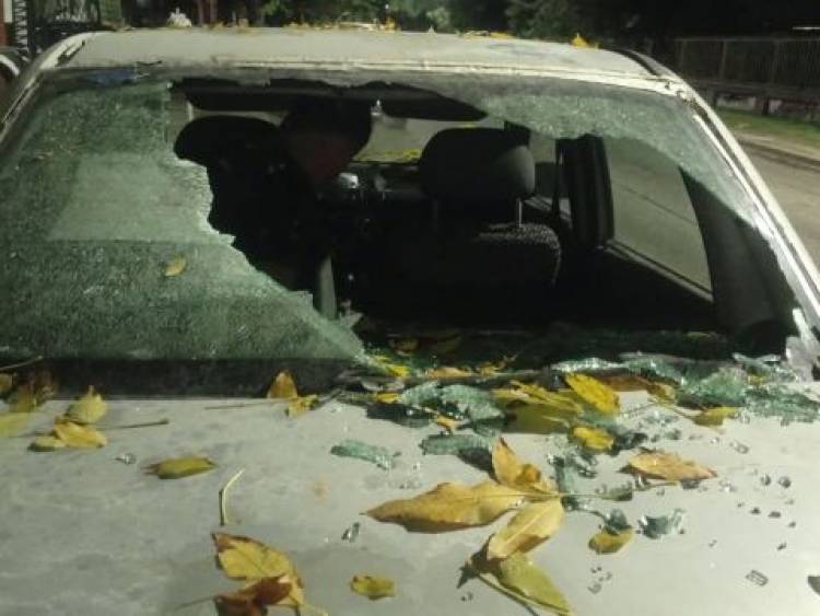 Una mujer denunció vandalismo en la vía pública