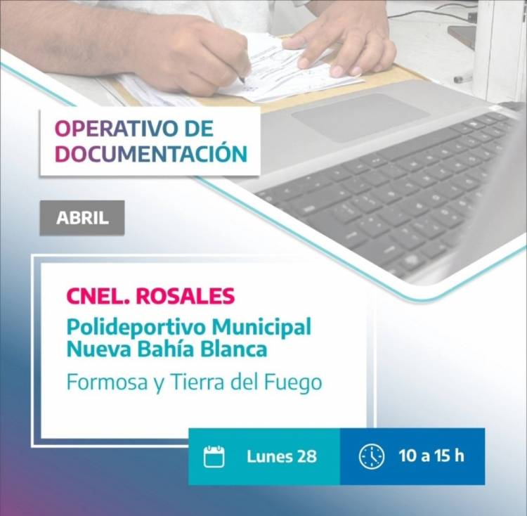 La próxima semana se realizará un operativo de documentación en Punta Alta