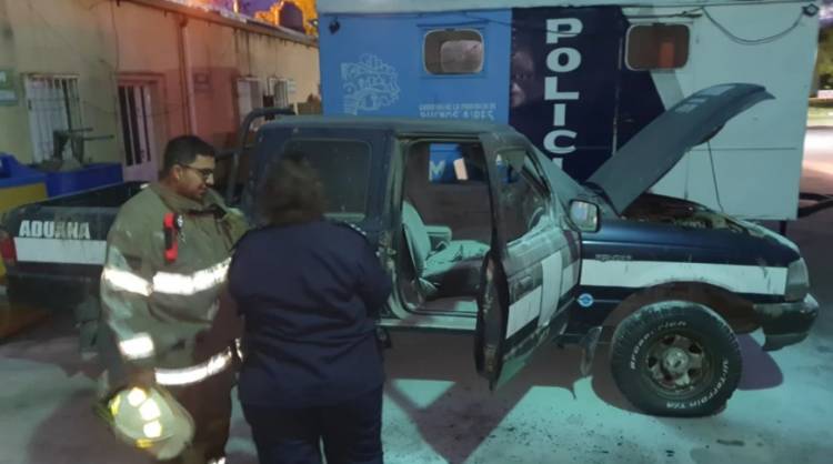 Bomberos Voluntarios sofocaron un incendio en el corralón municipal de Murature al 500