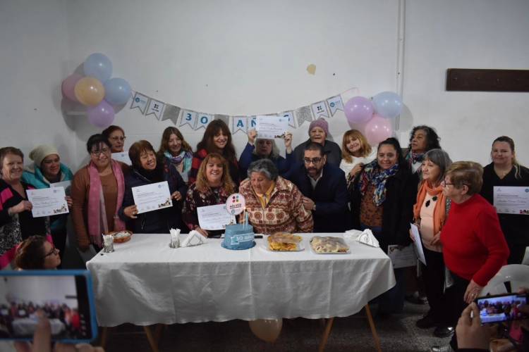 Se realizó un reconocimiento a las trabajadoras vecinales en el marco de los 30 años del Plan Más Vida