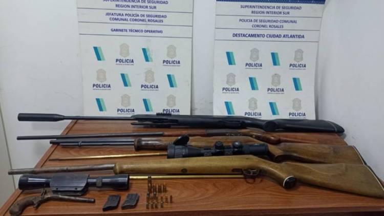 Un hombre fue detenido por una amenaza con armas