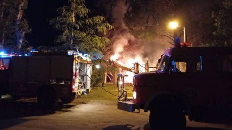 Pérdidas totales en el incendio de la capilla de Pehuen Co