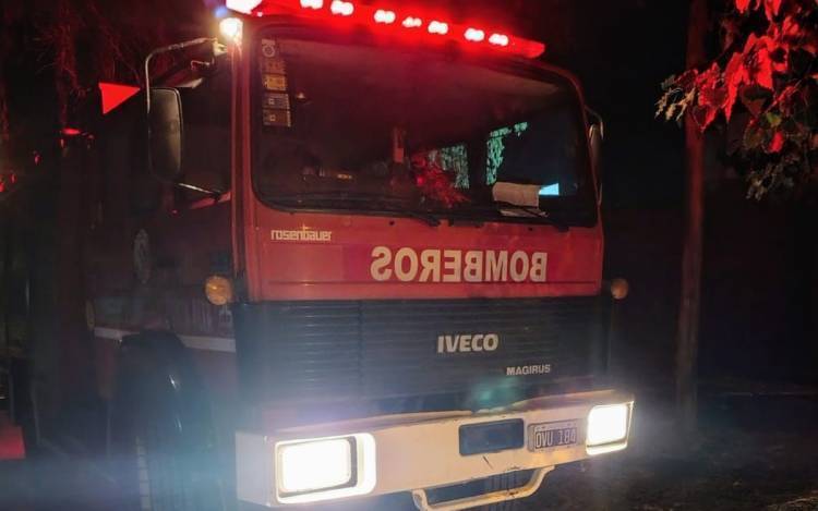 El brindis de los Bomberos Voluntarios de Punta Alta duró 15 minutos