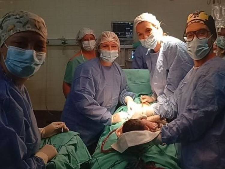 Natahel, el primer bebé 2026 del Hospital Naval Puerto Belgrano