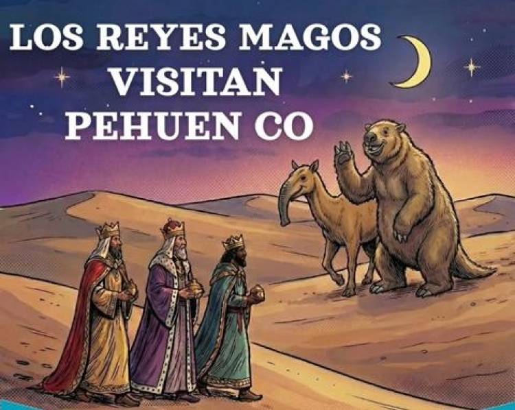 Hoy los Reyes Magos llegan a Pehuen Co
