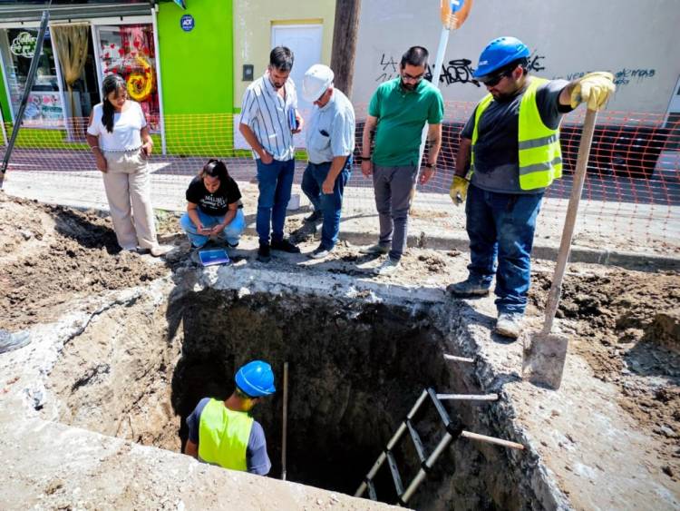 Avanzan las obras de la infraestructura cloacal de Punta Alta 