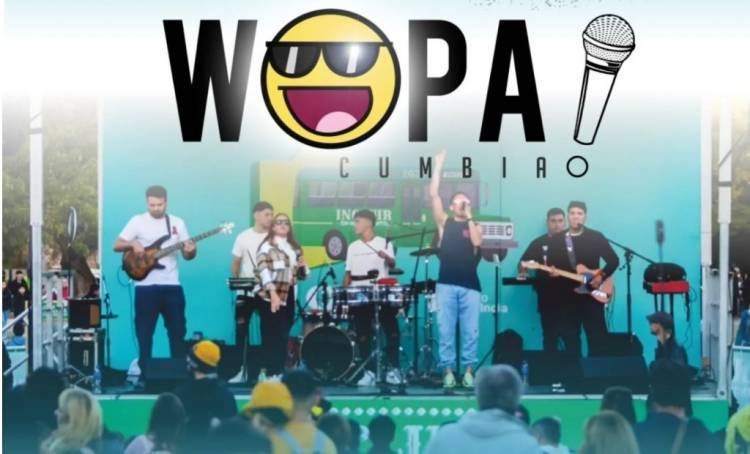 Wopa Cumbia se presenta este fin de semana en la Peatonal Brown de Pehuen Co