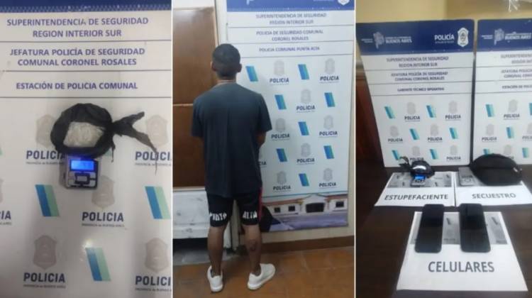 Una menor bahiense fue capturada con cocaína en el Hospital Municipal Eva Perón