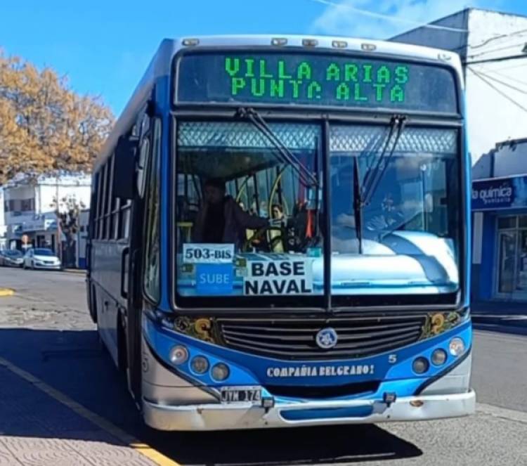 La línea 503 Bis Villa Arias tiene nuevos horarios y el recorrido actualizado
