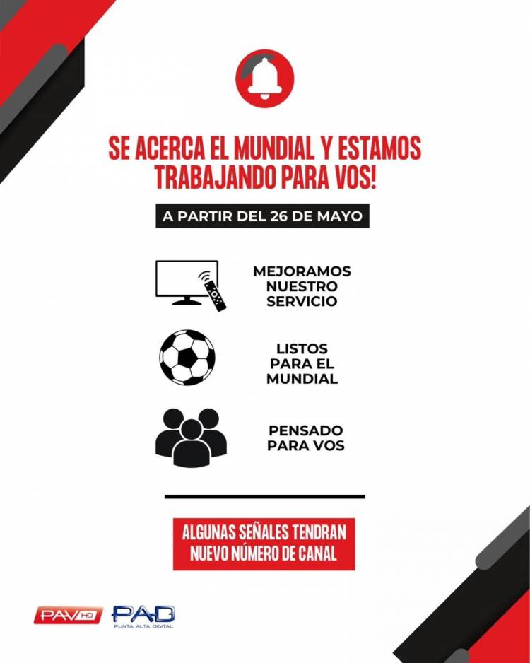 Punta Alta Visión renueva su grilla y apuesta a la televisión digital HD