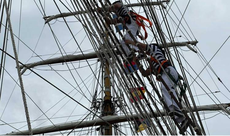 La fragata ARA “Libertad” arribó a Norfolk, Estados Unidos