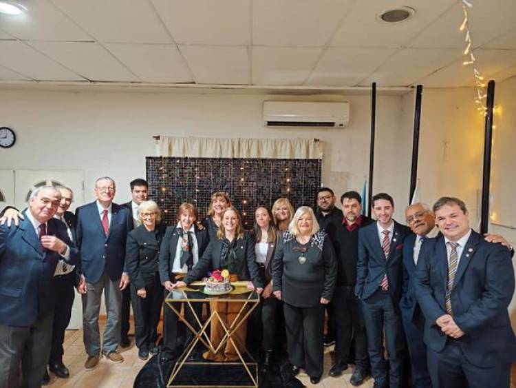 Se realizó un cambio de autoridades del Rotary Punta Alta