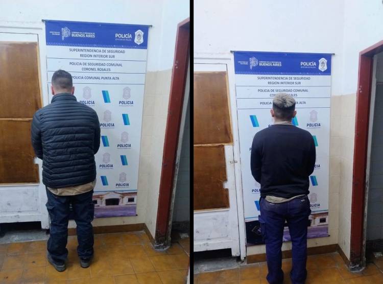Aprehendieron a dos sujetos que se habían dado a la fuga en el robo de cables
