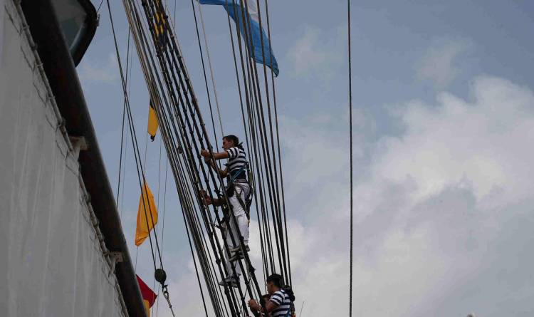 La fragata ARA “Libertad” arribó a San Juan de Puerto Rico