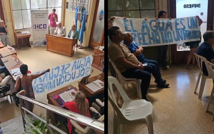 “ABSA reparte botellitas en las carreras pero se olvida de la gente que consume agua de los pozos”