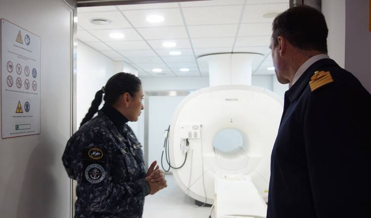El Director de Salud de la Armada visitó Puerto Belgrano