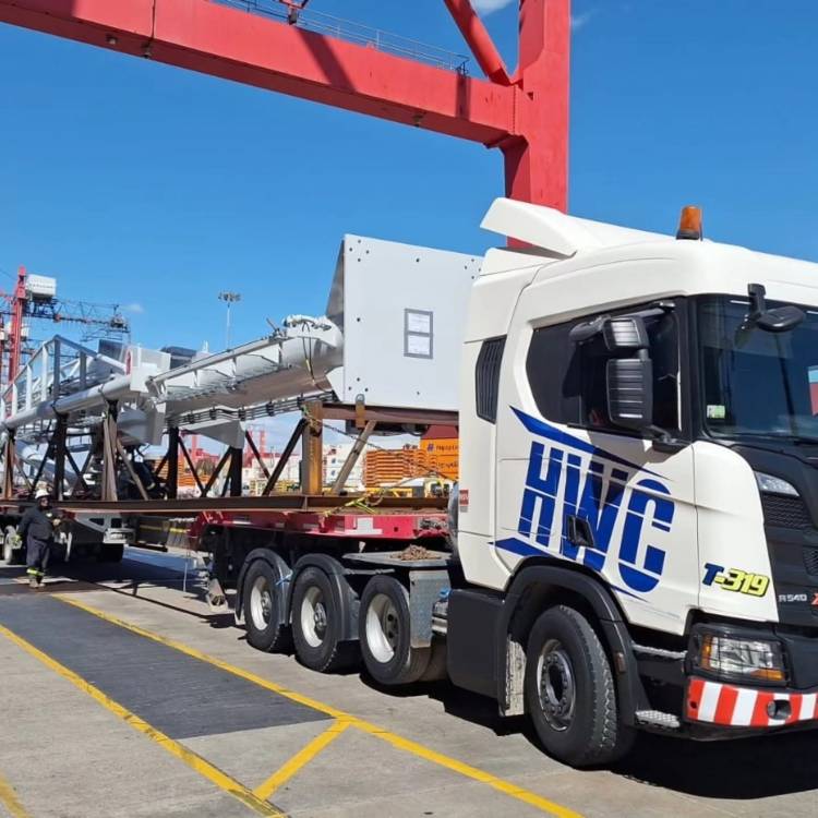 OTAMERICA continúa avanzando con la tercera posición del muelle de Puerto Rosales