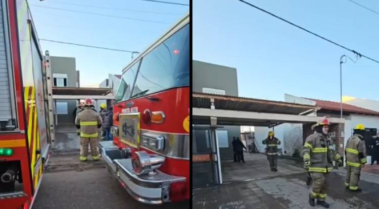 Un hombre fue hospitalizado tras un principio de incendio en su vivienda
