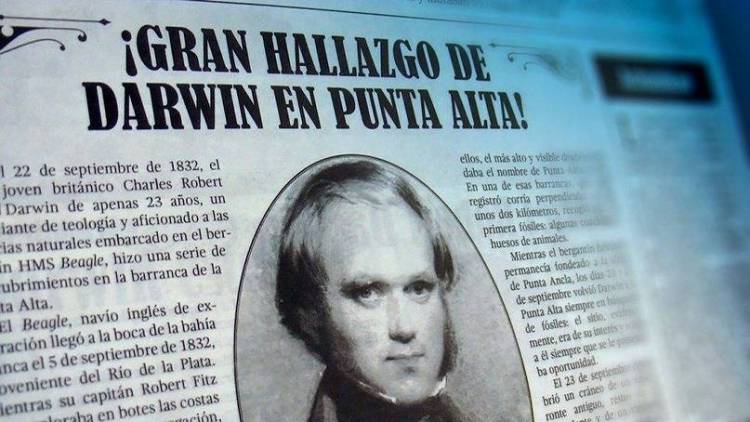 Darwin en Coronel Rosales: los fósiles que ayudaron a cambiar la historia de la vida