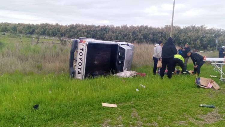 Vuelco de una camioneta en la Ruta 249: dos personas debieron ser hospitalizadas en Punta Alta