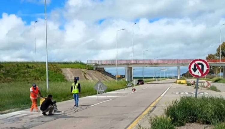 Ruta Nacional 3: Vialidad Nacional pide circular con precaución en dos sectores por trabajos de reparación
