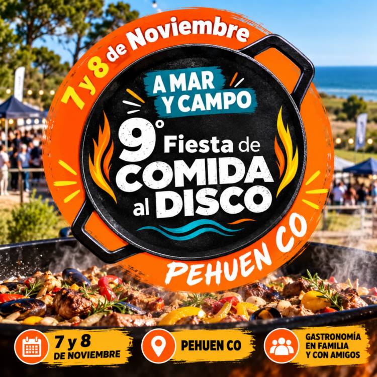 Pehuen Co se prepara para la 9° Fiesta de Comida al Disco A Mar y Campo